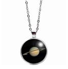 Colar Planeta Saturno Unissex