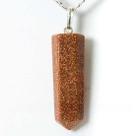 Colar Pontinha Pedra do Sol Pino e Presilha em Prata 950 Colar Pontinha Pedra do Sol Pino e Presilha em Prata 950