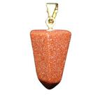Colar Pontinha Pedra do Sol Presilha e Pino Dourado Colar Pontinha Pedra do Sol Presilha e Pino Dourado