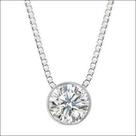 Colar Ponto de Luz Diamante Brilhante Extra 20 Pontos Ouro 18K K480