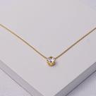 Colar Ponto de Luz Folheado a Ouro Veneziana 40cm