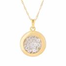 Colar Pote com Mini Cristais - 18mm - Sunshine Cristais