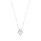 Colar Prata 925 Feminino 45cm Veneziana Com Ponto De Luz Lilas