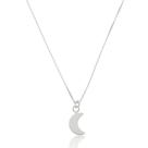 Colar Prata 925 Feminino com Pingente de Lua 40cm Delicado