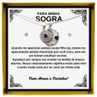 Colar Presente Aniversário Sogra Conjunto Retângulo Vermelho + Brincos + Pingente + Anel + Caixinha Dedicatória