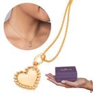Colar Presente Feminino Rommanel Grumet Intercalado 50cm Original