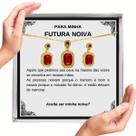 Colar Presente Pedido Noivado Futura Noiva Conjunto Pingente Brincos Anel Retângulo Vermelho + Linda Dedicatória Colar Presente Pedido Noivado Futura Noiva Conjunto Pingente Brincos Anel Retângulo Vermelho + Linda Dedicatória