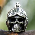 Colar Punk Masculino com Pingente de Caveira de Cabra em Aço Inoxidável 316L Colar Punk Masculino com Pingente de Caveira de Cabra em Aço Inoxidável 316L