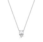 Colar quadrado e triangulo moissanite 7x7mm 4.3ct joiade prata luxo möverich