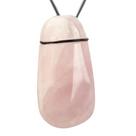 Colar Quartzo Rolado Rosa Difusor Aromaterapia Ranhurado