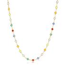 Colar Redondo Color Banhado a Ouro 18K