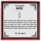 Colar Relicário Coração Ouro Presente Mãe Fotos + Dedicatória