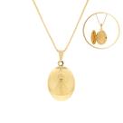 Colar Relicário de Nossa Senhora Aparecida Semi Joia Banhado Ouro Presente Mae Esposa Amiga Colar Relicário de Nossa Senhora Aparecida Semi Joia Banhado Ouro Presente Mae Esposa Amiga