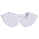 Colar removível de algodão branco para mulheres estilo Peter Pan
