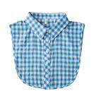Colar removível Fresh Gingham Check Pattern para mulheres Colar removível Fresh Gingham Check Pattern para mulheres