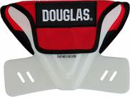 Colar Restritor Butterfly para Futebol Americano com Protetor de Ombro Vermelho