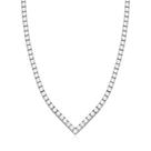 Colar Riviera Cravejada De Prata 925