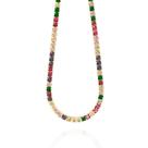 Colar riviera fino banhado a ouro 18k