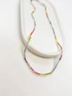 Colar Riviera Rainbow Três Pontas 3mm Colar Riviera Rainbow Três Pontas 3mm