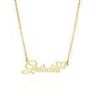 Colar Rommanel Gratidão Borboleta 50cm Ouro 18k
