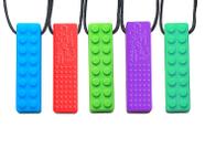 Colar Sensory Chew Tilcare Chew Chew para crianças/adultos (pacote com 5)