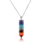 Colar Sete Chakras Atrai Sorte, Proteção e Equilíbrio 50 cm