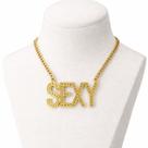 Colar Sexy Dourado Carnaval