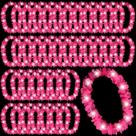 Colar Sherr Hawaiian LED Flower Leis, 48 peças rosa rosa