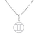 Colar Signo Gêmeos 12 mm Presente para Geminiana Sunshine Cristais Colar Signo Gêmeos 12 mm Presente para Geminiana Sunshine Cristais