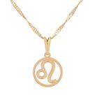 Colar Signo Leão 12 mm Presente para Leonina Sunshine Cristais