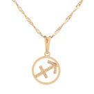 Colar Signo Sagitário 12 mm Presente para Sagitariana Sunshine Cristais Colar Signo Sagitário 12 mm Presente para Sagitariana Sunshine Cristais