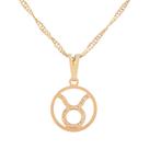 Colar Signo Touro 12 mm Presente para Taurina Sunshine Cristais Colar Signo Touro 12 mm Presente para Taurina Sunshine Cristais