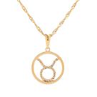 Colar Signo Touro 17 mm Presente para Taurina Sunshine Cristais Colar Signo Touro 17 mm Presente para Taurina Sunshine Cristais