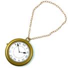 Colar Skeleteen Jumbo Gold Clock White Rabbit Alice