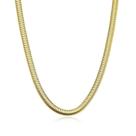 Colar Snake Folheado a Ouro 18k com 45cm