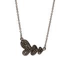 Colar Strass Três Corações CO1638 Colar Strass Três Corações CO1638