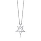 Colar TempBeau Satanic Pentagram Pendente em Aço Inoxidável