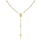 Colar TERDENVOEN, Cruz da Virgem Maria, Rosário Banhado a Ouro Colar TERDENVOEN, Cruz da Virgem Maria, Rosário Banhado a Ouro