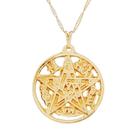 Colar Tetragrammaton 27mm Tetragrama Sagrado Pentagrama - Sunshine Cristais