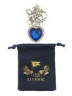 Colar Titanic Coração do Oceano com Bolsa