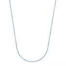 Colar topázio azul natural 2mm em prata de lei 925 pedra natural