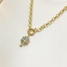 Colar trevo 4 folhas ref:343 Colar trevo 4 folhas ref:343