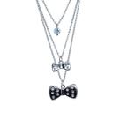 Colar Triplo Strass Lacinho CO0778