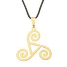 Colar Triskle Nó Celta 22mm Triskelion - Sunshine Cristais
