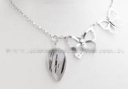 Colar Turmalina Butterfly Prata 950 Luxo Gema Lisa Colar Turmalina Butterfly Prata 950 Luxo Gema Lisa