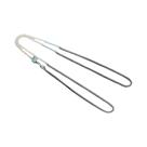 Colar Unissex De Prata Esterlina 925 Com Corrente Lateral De 2MM, 40-75cm, Joia Para Presente De