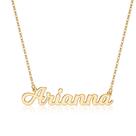 Colar Ursteel Arianna Banhado a Ouro Ajustável 45 cm