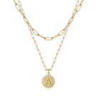 Colar Ursteel Initial Letter A Banhado a Ouro 14K 18cm Colar Ursteel Initial Letter A Banhado a Ouro 14K 18cm