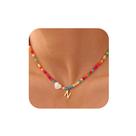 Colar Ursteel N Initial Beaded Choker 36 cm dourado Colar Ursteel N Initial Beaded Choker 36 cm dourado