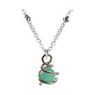 Colar Valorant Sage Healing Orb Banhado a Prata - Joia para Gamers